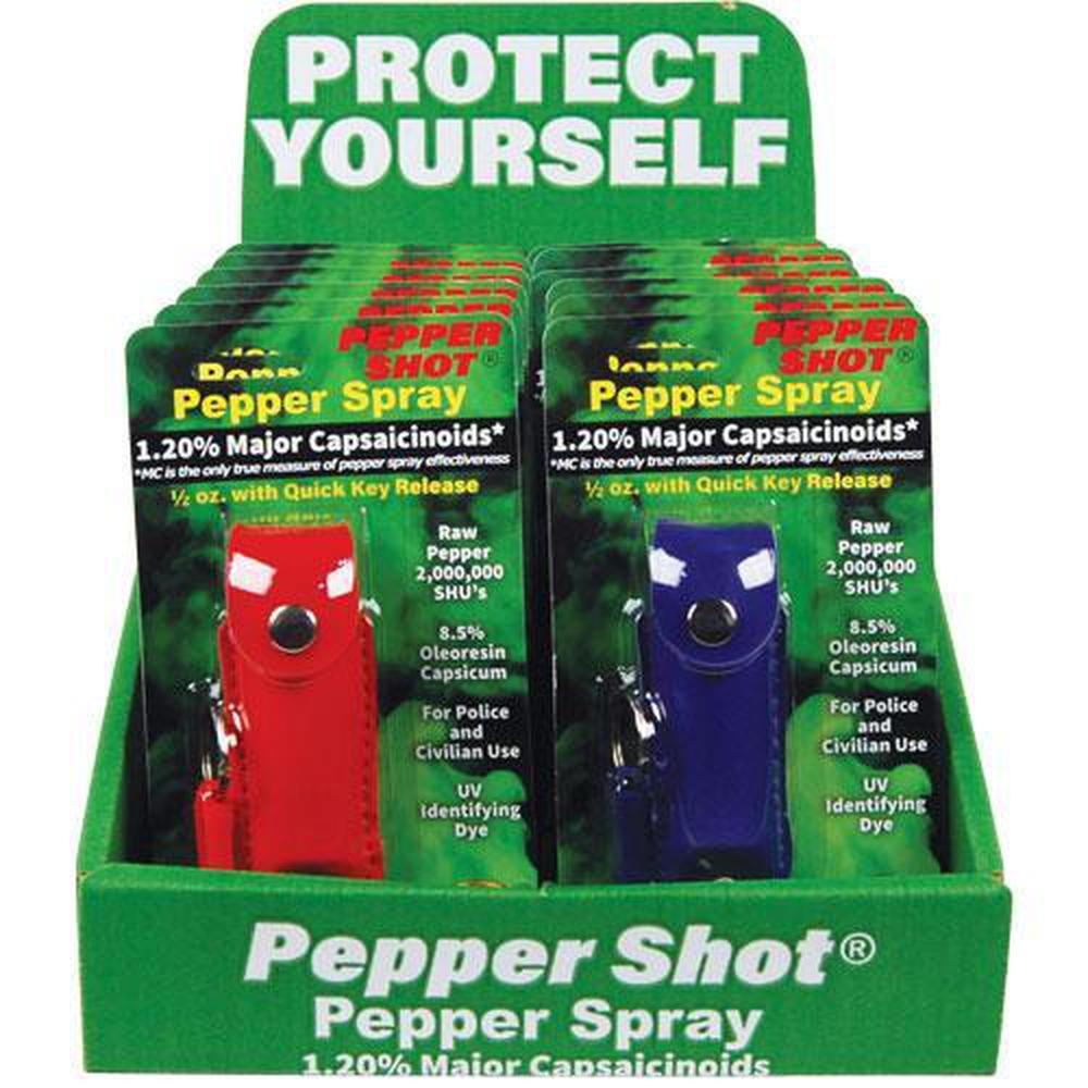 Pepper Shot Wholesale Pepper Spray Soft Case - Case of 12 (1.2% MC)