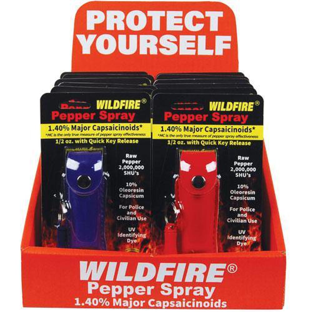 Wildfire Wholesale Pepper Spray Soft Case - Case of 12 (1.4% MC)